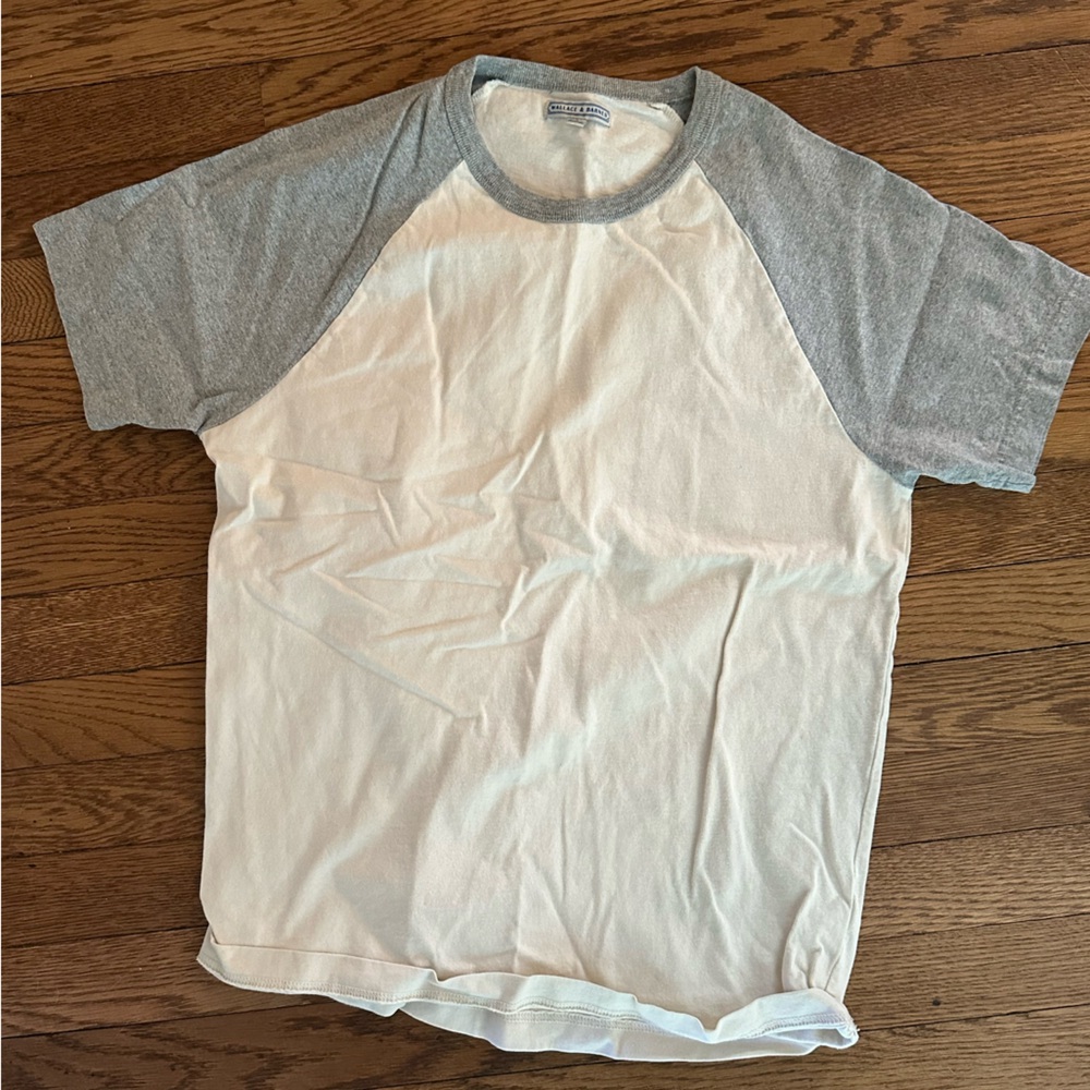 Wallace & Barnes short-sleeve baseball crewneck T-shirt